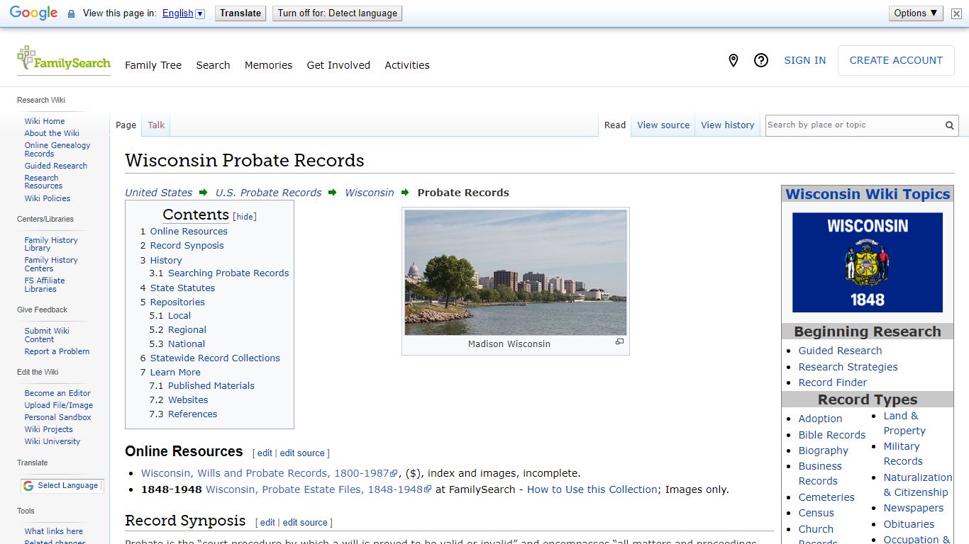 Wisconsin Probate Records • FamilySearch